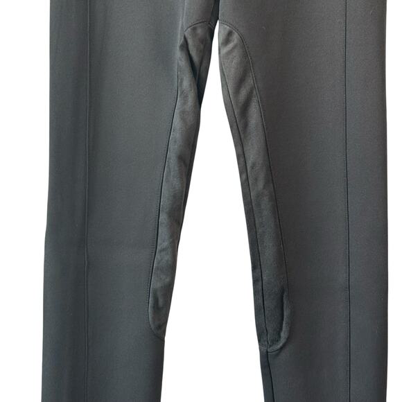 Revolve Three Eighty Two Womens Leggings XS Black Equestrian Velvet Knee New - Picture 7 of 9